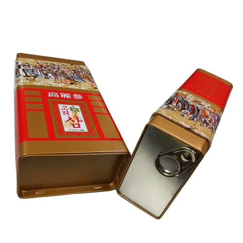 OEM ODM Metal Tin Box Empty Container Tea Gift Packaging Metal Box Custom Personalized Pattern Printing Tin Can