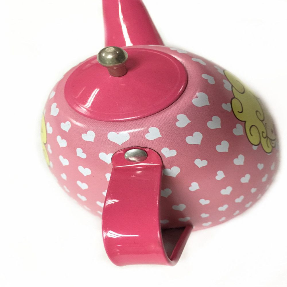 Food Grade Teapot Shaped Tin Box for Candy Chocolates Irregular Shaped Metal Tin Box