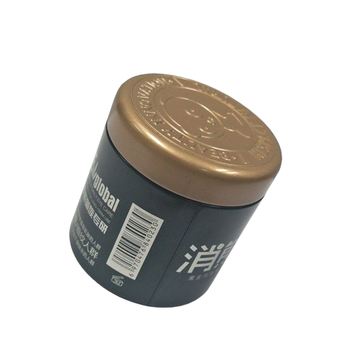 Custom Printed Candle Gift Packaging Metal Tin Box Wholesale Food Grade Empty Round Tea Tin Cans With Lid