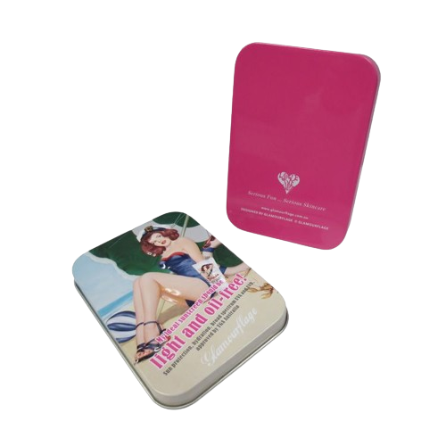 Rectangular metal tin case box,sunscreen tin box,poker playing card tin case box,cigarette tin case box