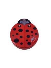 Ladybird metal tin box with moving wings,candy chocolate tin case box