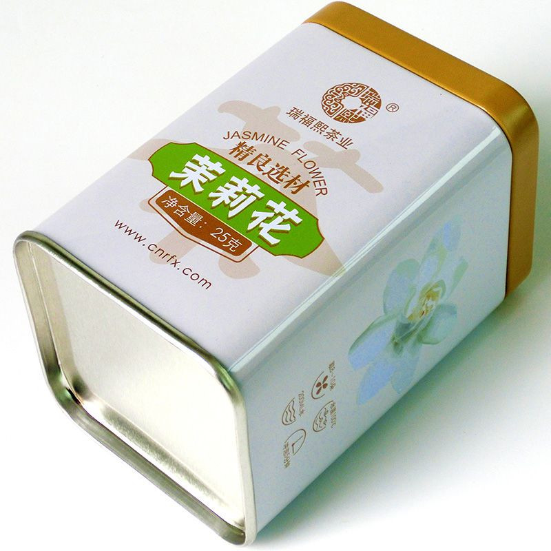 Metal Square Tin Box Container for Tea Coffee Sugar Chocolate Spices Gift and Crafts Custom Popular Packaging Tin Box